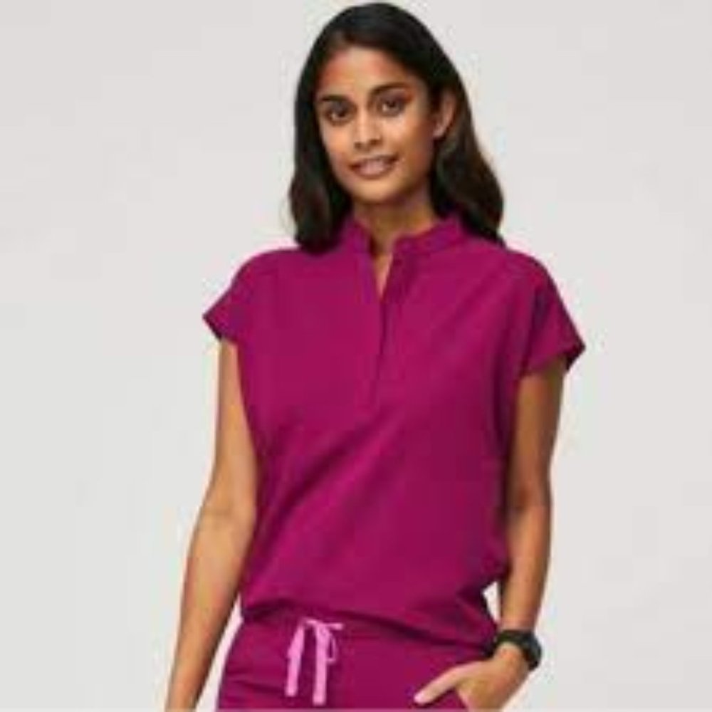 dark magenta fig scrubs